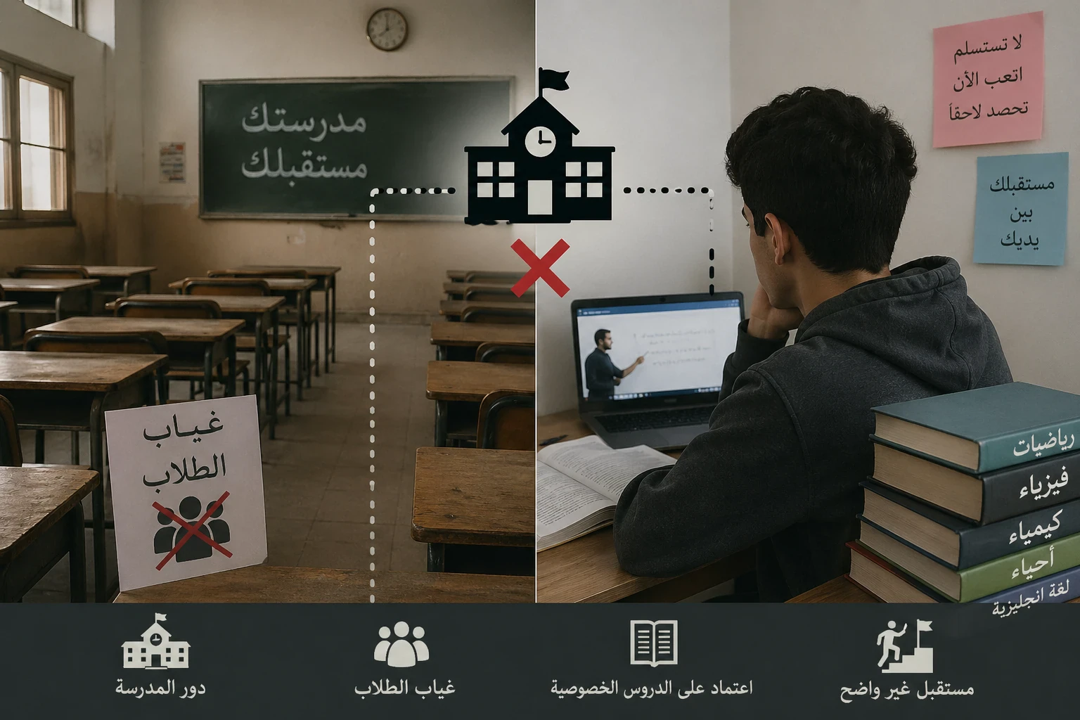 image about الدروس الخصوصية والثانوية العامة ومستقبل الطلاب