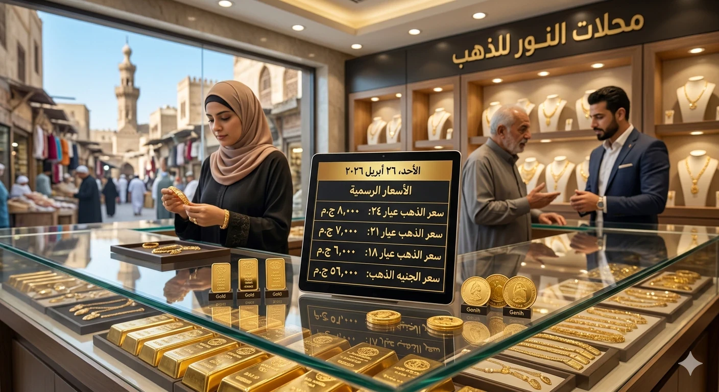 image about أسعار الذهب اليوم 2026 في مصر: استقرار حذر وسط تقلبات عالمية