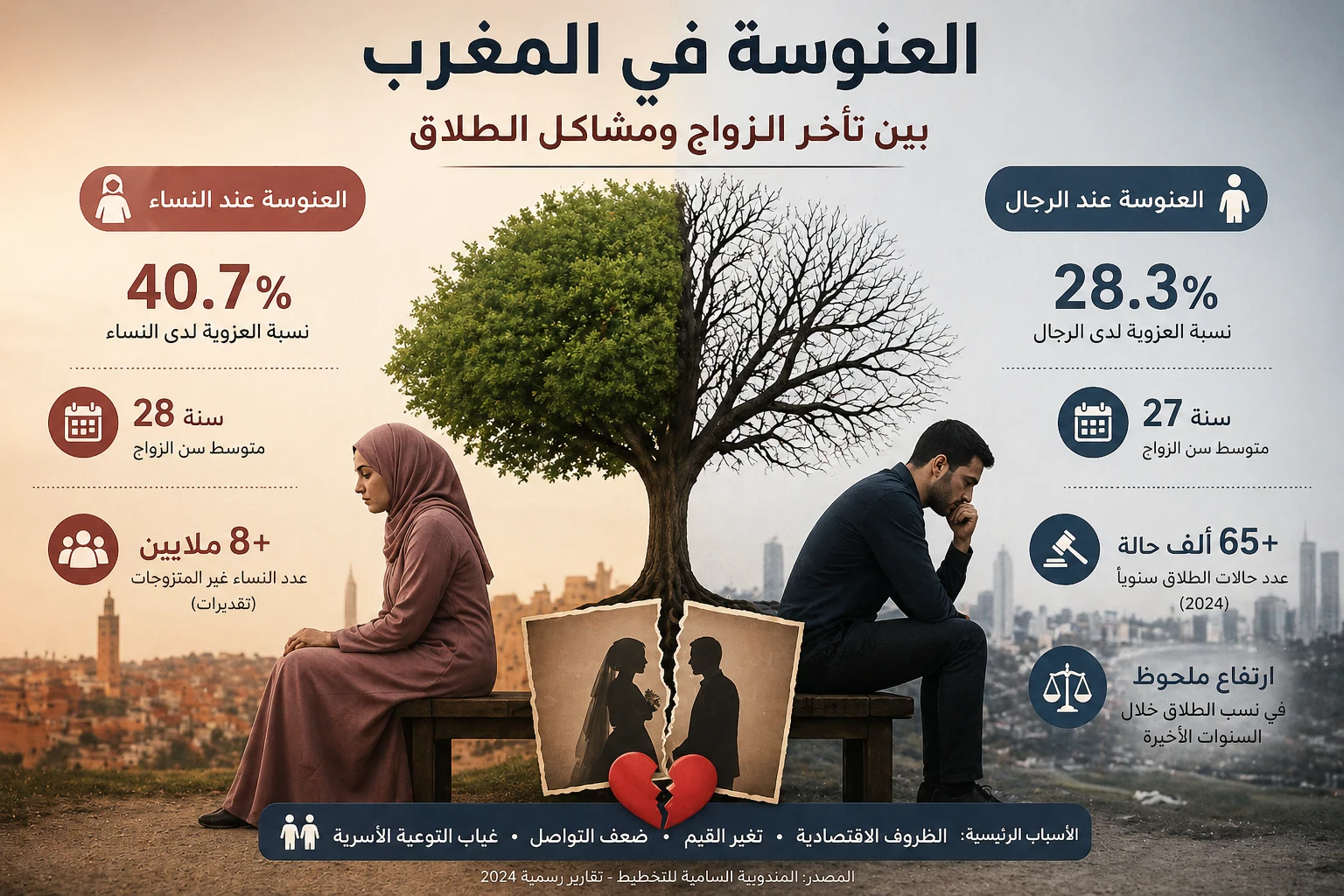 image about العنوسة في المغرب بين الواقع الاجتماعي والتحولات الحديثة 