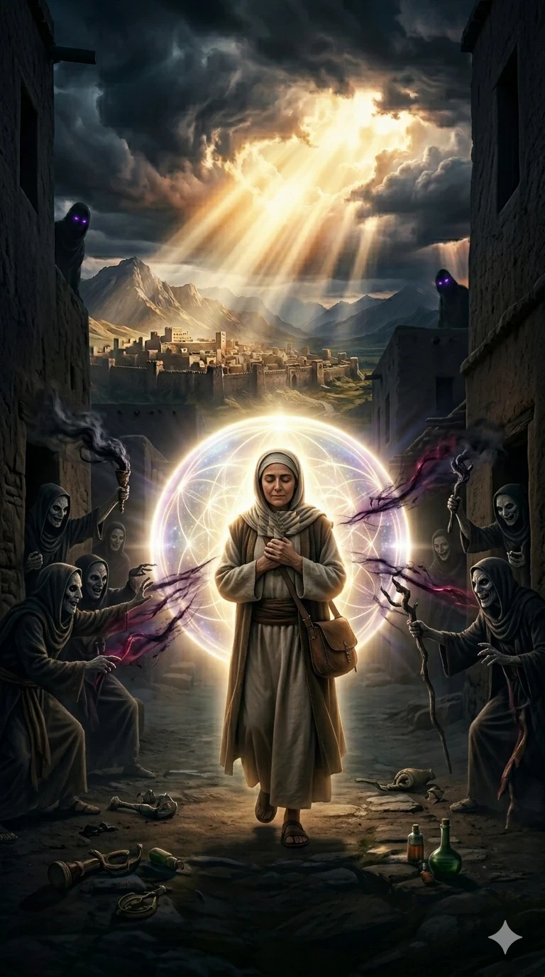 image about دعوا الطيبون يعيشون في هذه الدنيا ولا تستهدفوهم بالطرق البشعة لأن الله هو من يدافع عنهم .