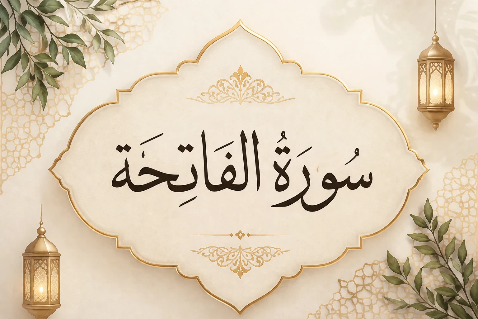 image about سورة الفاتحة وسورة البقرة 