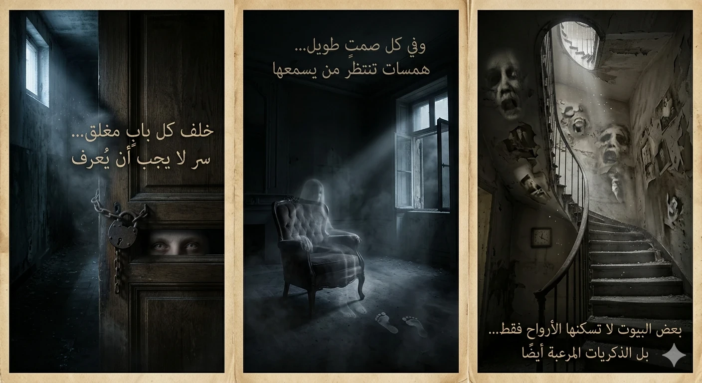 image about همسات خلف الباب المغلق 🏚️🔒