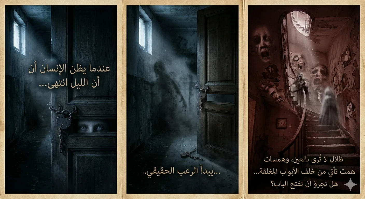 image about همسات خلف الباب المغلق 🏚️🔒