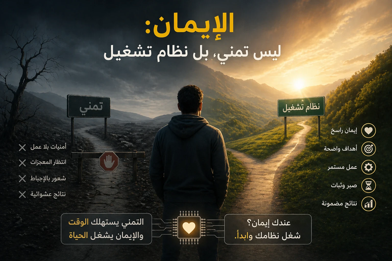 image about كيف ننهض بعد كل سقوط ونواصل السير بإيمان وثبات نحو الأفضل