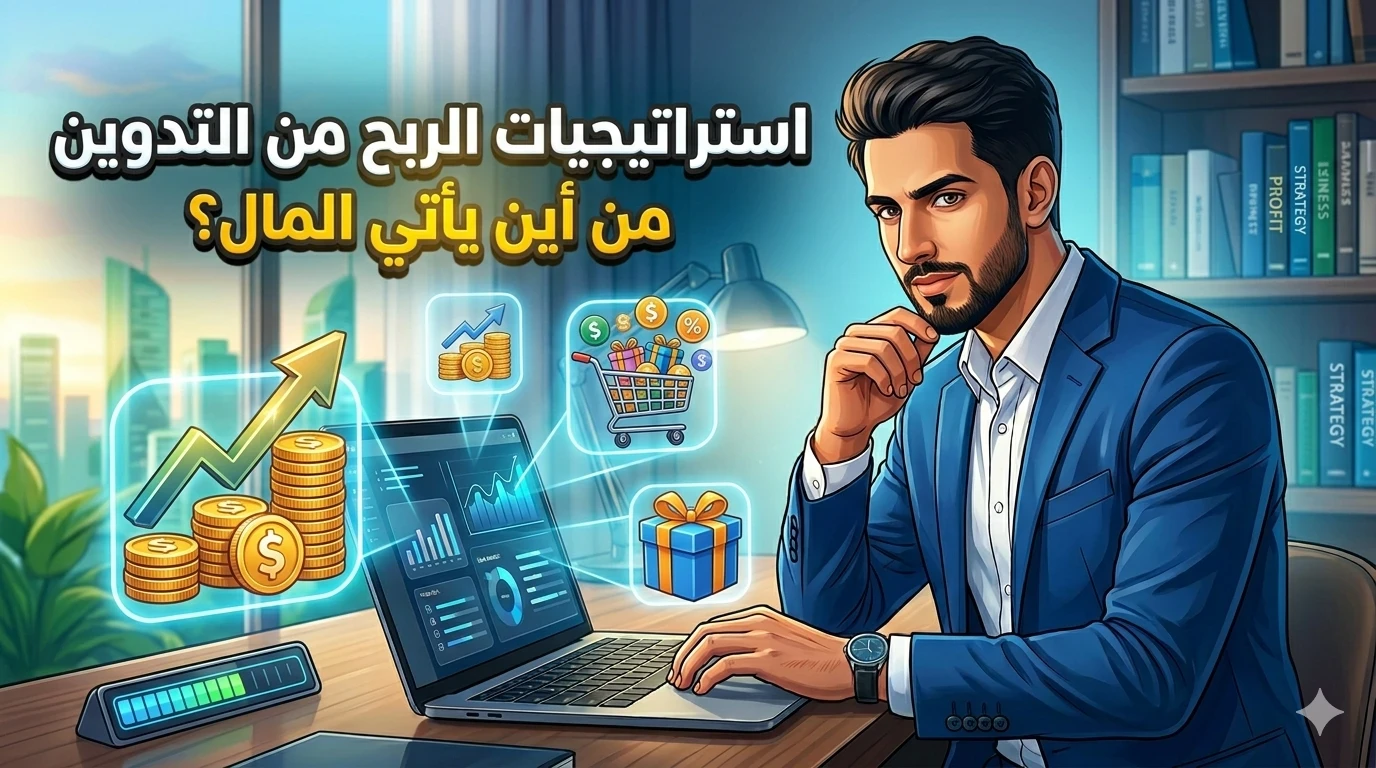 image about أسرار الربح من التدوين» كيف تجعل مدونتك مصدراً للدخل السلبي في 2026؟