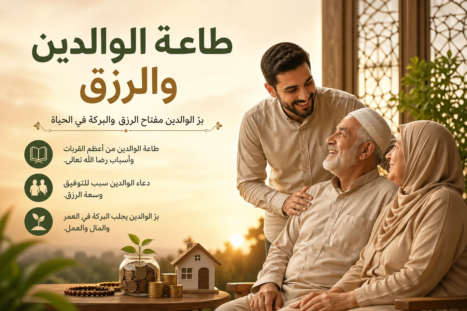 image about طاعة الوالدين وأثرها في سعة الرزق