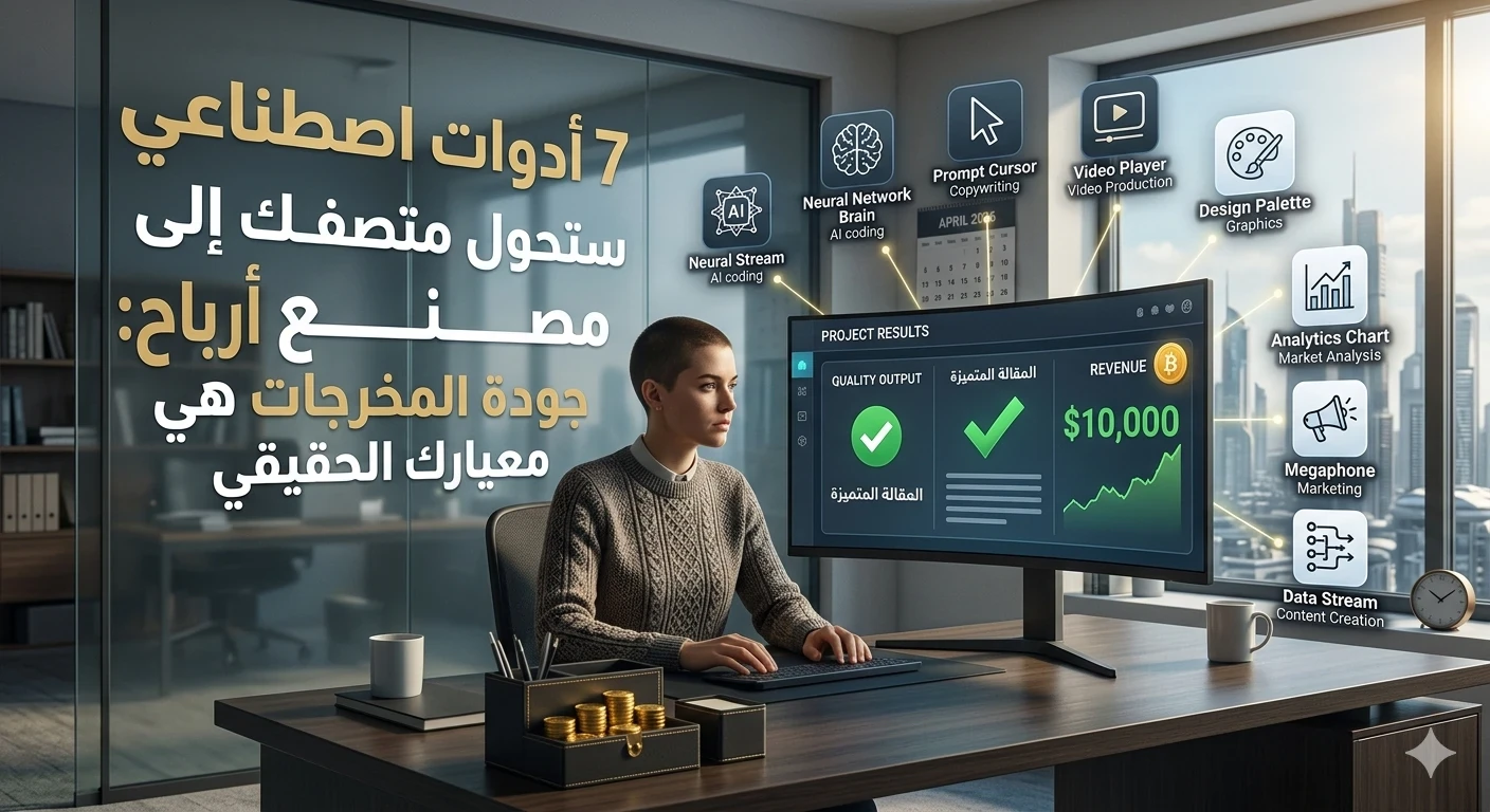 image about 7 أدوات ذكاء اصطناعي ستحول متصفحك إلى مصنع أرباح في 2026.