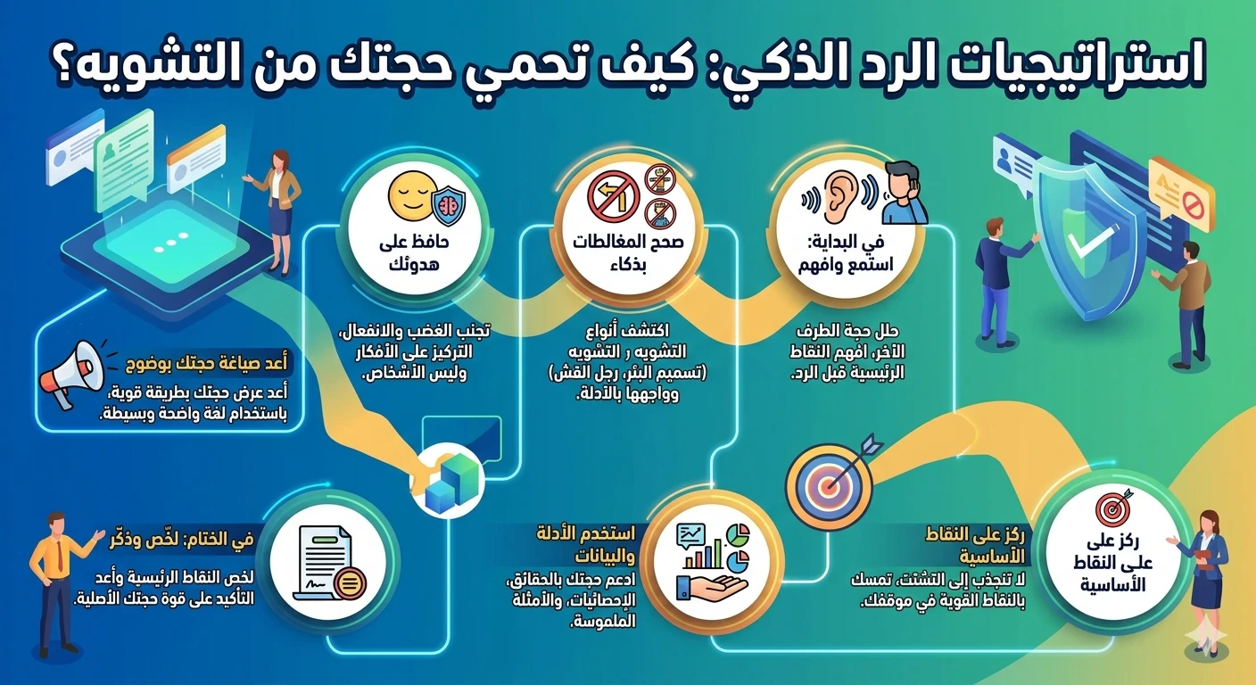 image about فن تزوير المعارك: كيف تُهزم في نقاش لم تخضه أصلاً؟ أسرار مغالطة 