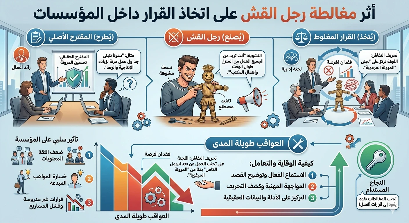 image about فن تزوير المعارك: كيف تُهزم في نقاش لم تخضه أصلاً؟ أسرار مغالطة 