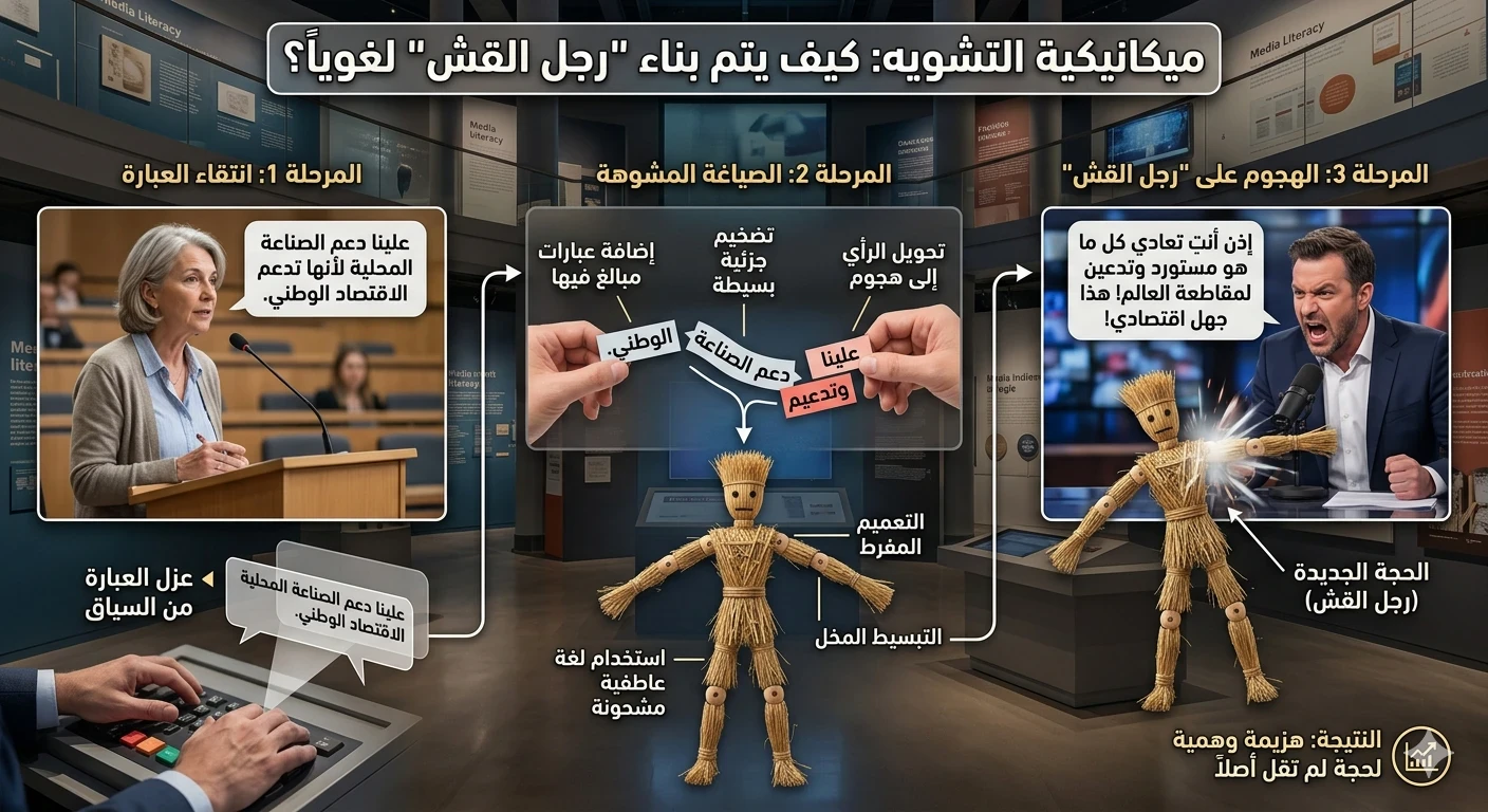 image about فن تزوير المعارك: كيف تُهزم في نقاش لم تخضه أصلاً؟ أسرار مغالطة 