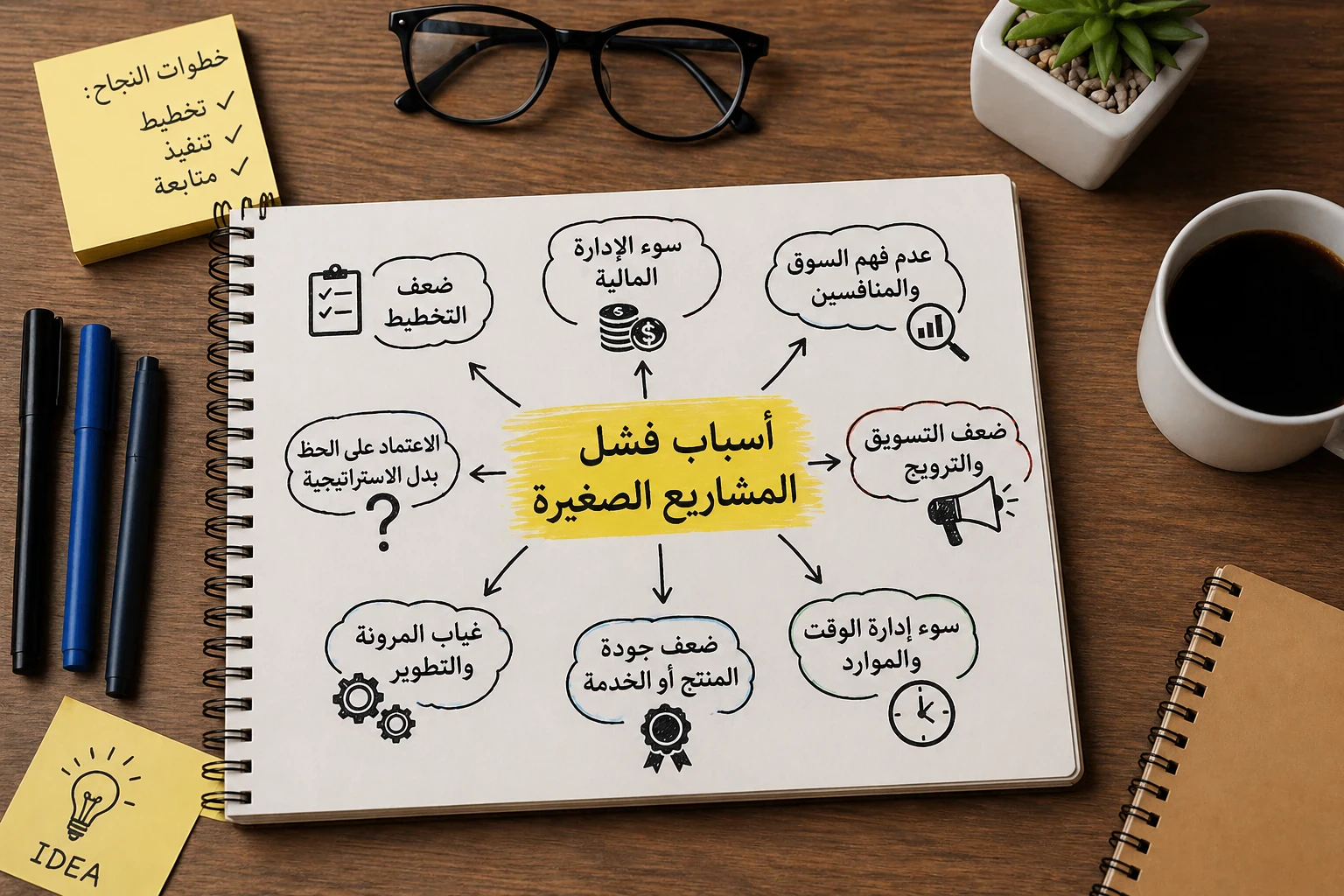 image about تحليل أسباب فشل المشاريع الصغيرة
