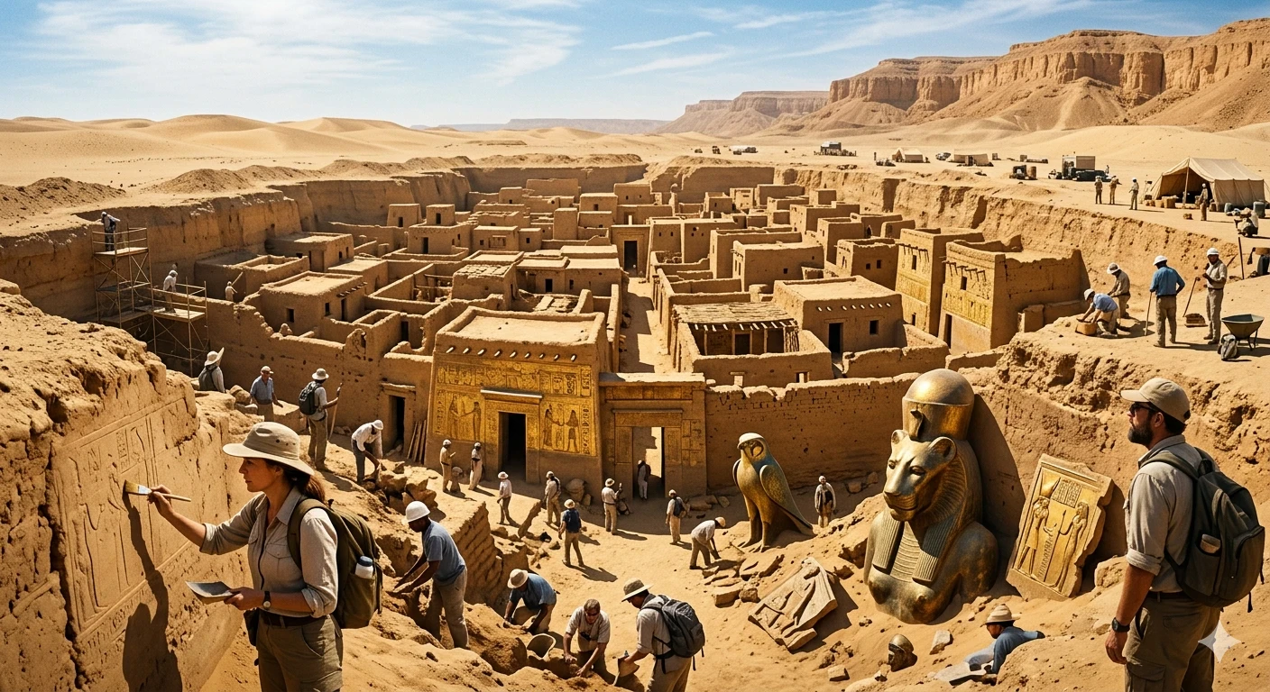 image about المدينة الذهبية المفقودة: سر الفراعنة الذي ظل مدفونًا 3000 سنة