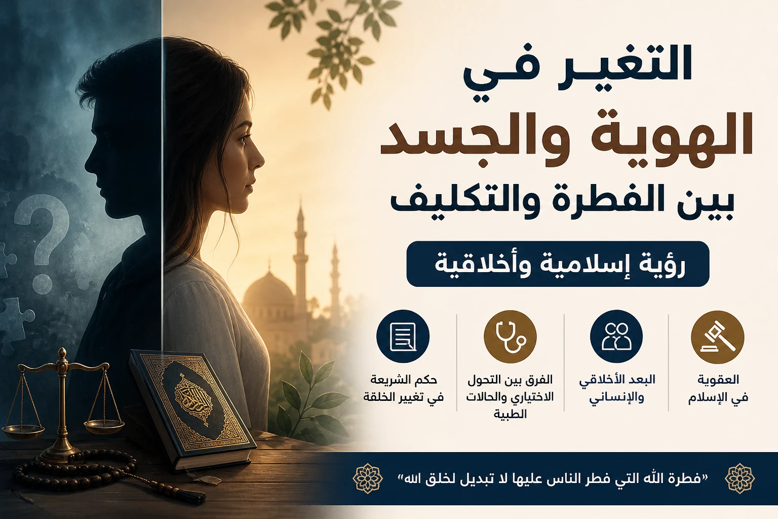image about التغيّر في الهوية والجسد بين الفطرة والتكليف: رؤية إسلامية وأخلاقية