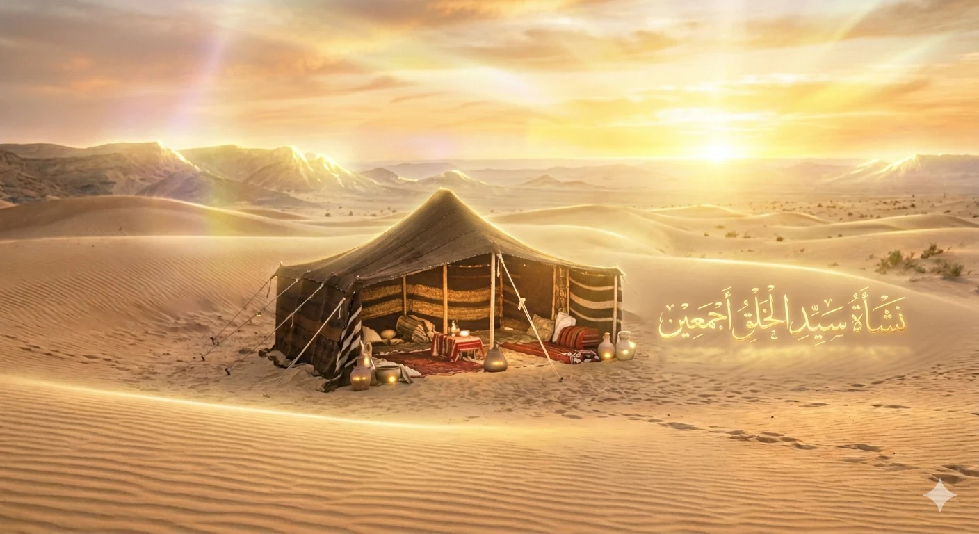 image about رضاعة محمد بن عبد الله صلى الله عليه وسلم في بادية بني سعد: البدايات المباركة التي صنعت أعظم شخصية في التاريخ