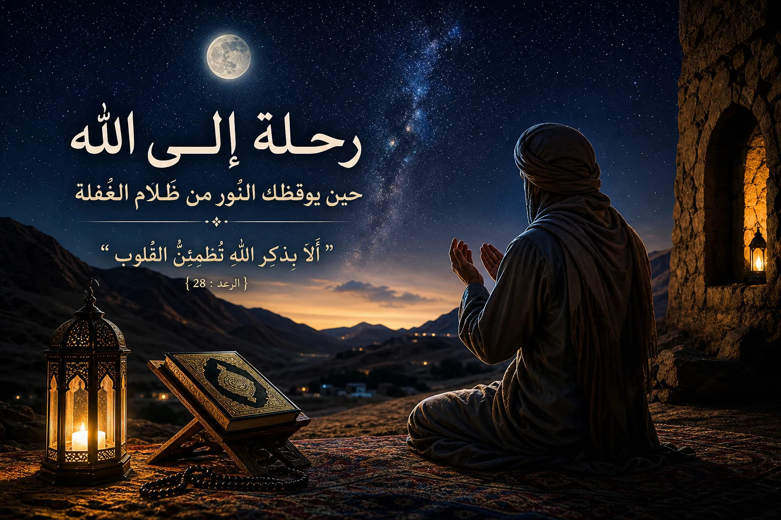 image about رحلة إلى الله: حين يوقظك النور من ظلام الغفلة