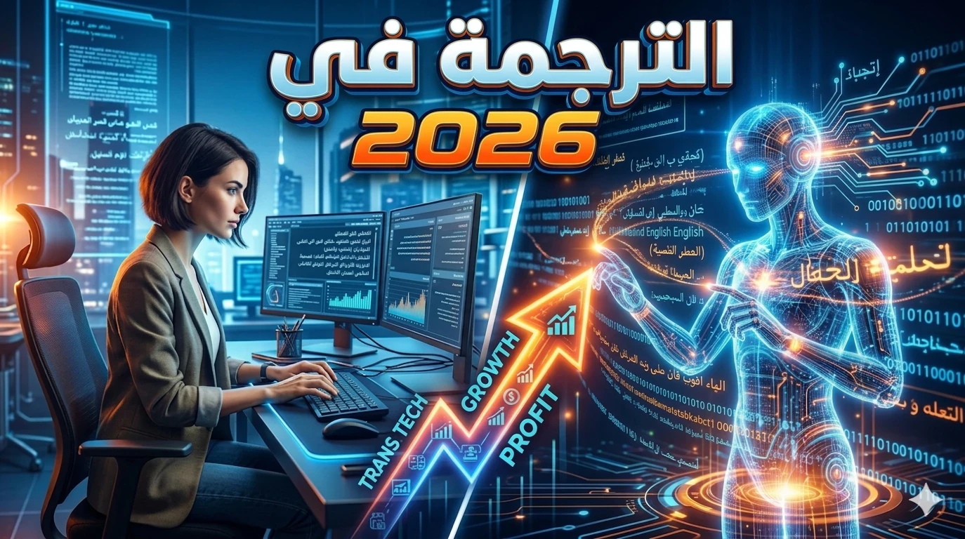 image about مستقبل الترجمة في 2026» كيف تضاعف أرباحك باستخدام أدوات الـ AI؟