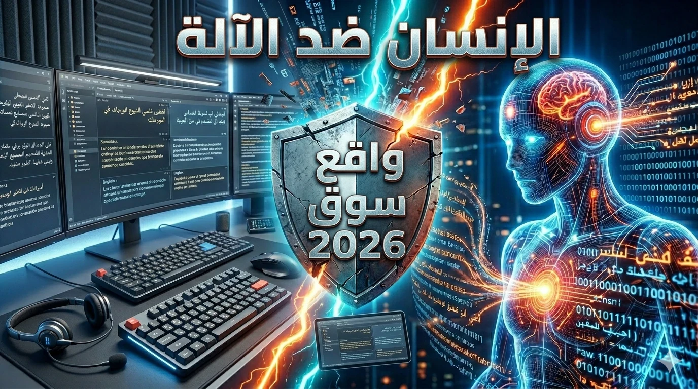 image about مستقبل الترجمة في 2026» كيف تضاعف أرباحك باستخدام أدوات الـ AI؟