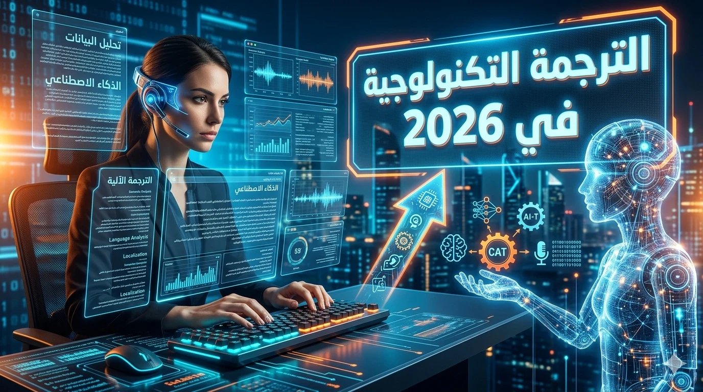 image about مستقبل الترجمة في 2026» كيف تضاعف أرباحك باستخدام أدوات الـ AI؟