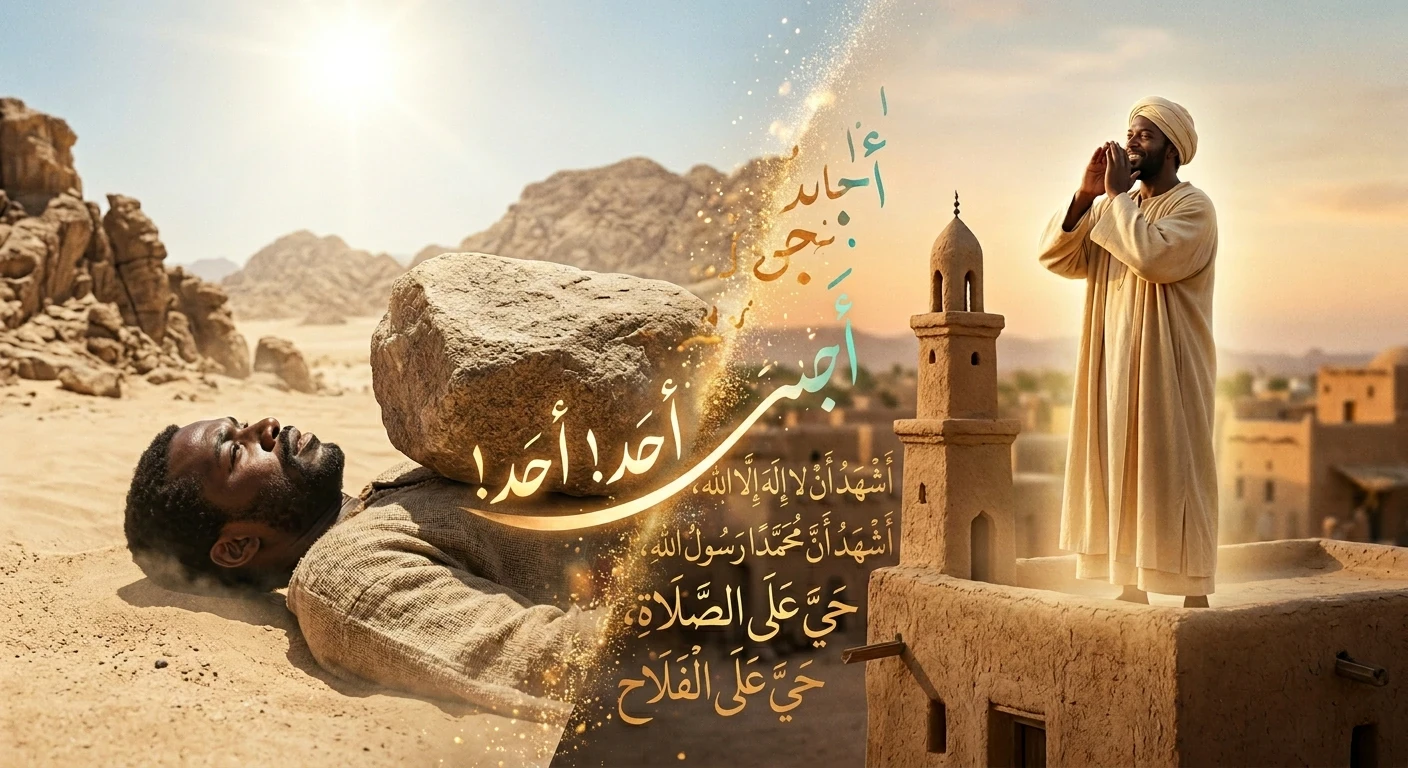 image about من عبدٍ مُعذَّب إلى رمزٍ خالد… قصة بلال بن رباح التي لا تُنسى