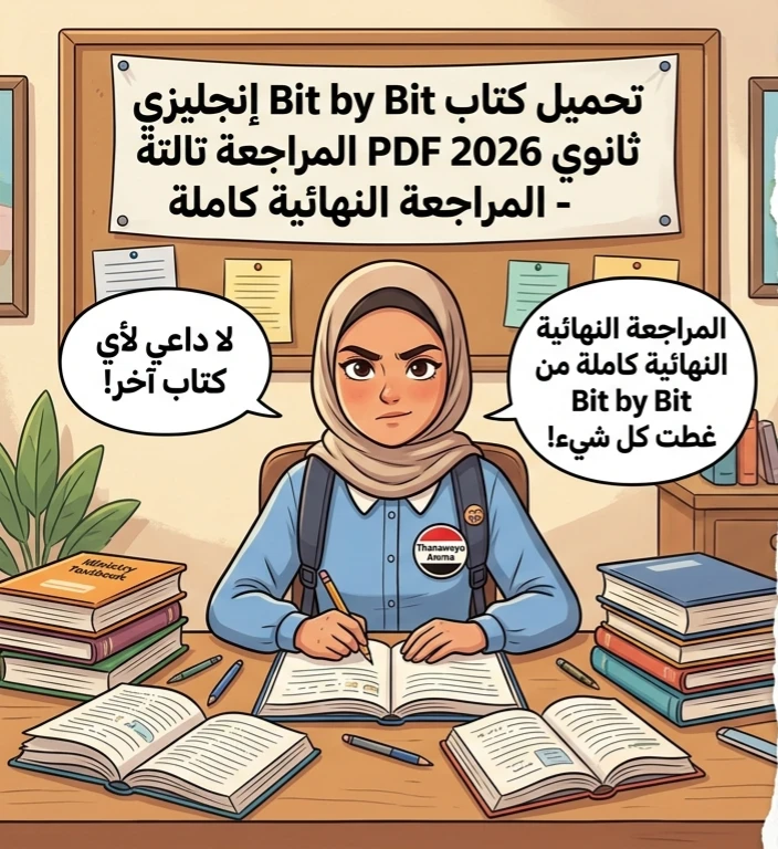 image about ☑️ حمل الآن أقوى مراجعة نهائية Bit by Bit إنجليزي تالتة ثانوي 2026 PDF (شاملة كل الامتحان)