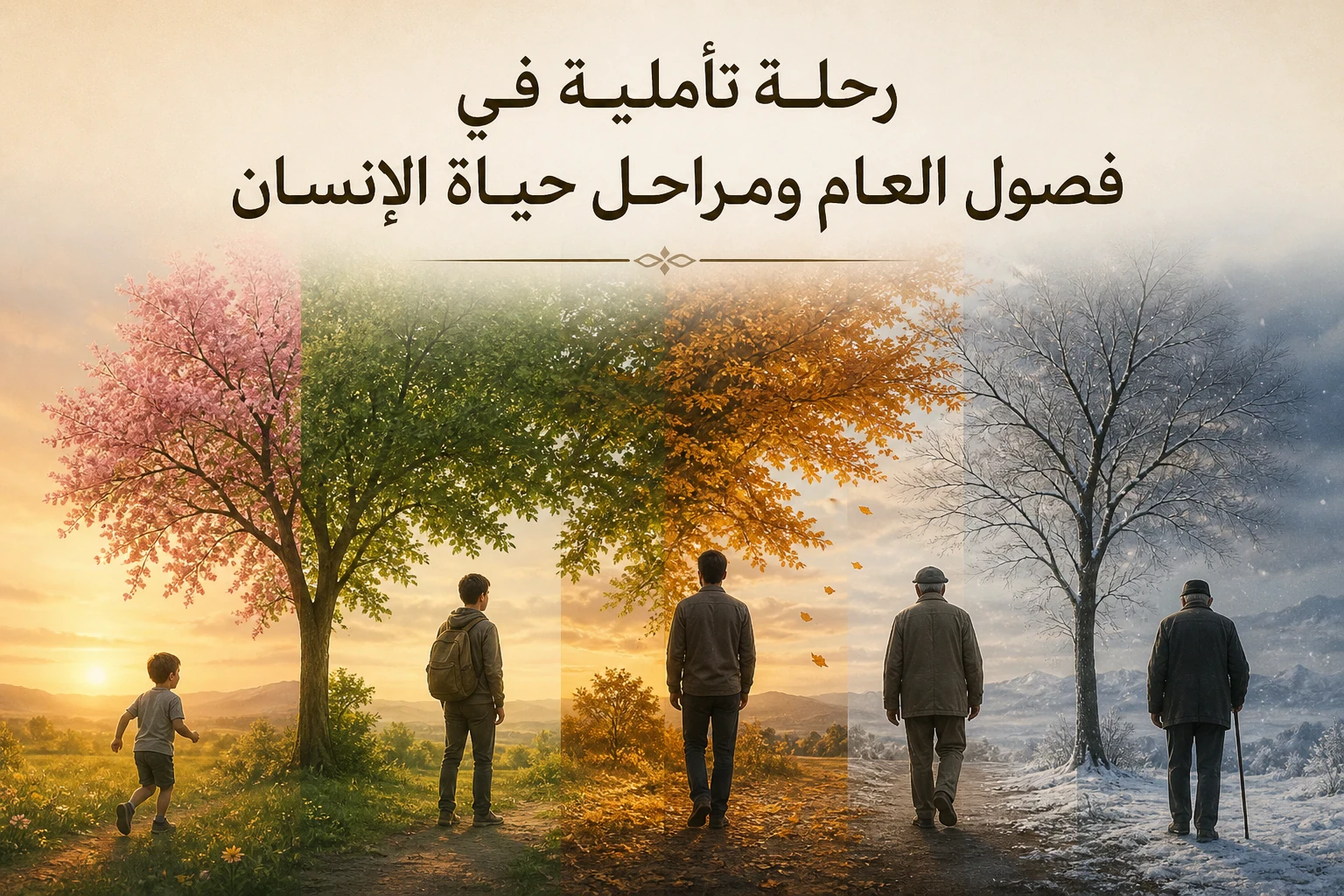 image about رحلة تأملية في فصول العام ومراحل حياة الإنسان