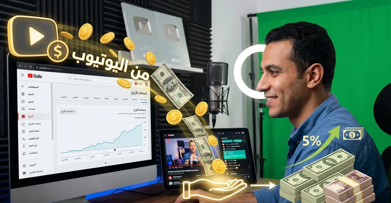 image about الربح من اليوتيوب: دليلك الشامل لتحويل شغفك إلى دخل