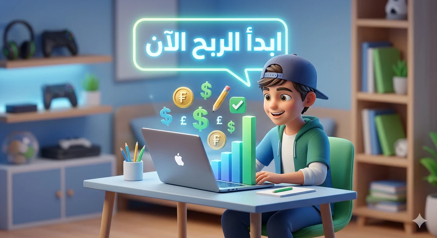 image about  الدليل الشامل للربح من الإنترنت 2026: 5 خطوات عملية لتحقيق دخل شهري مستدام