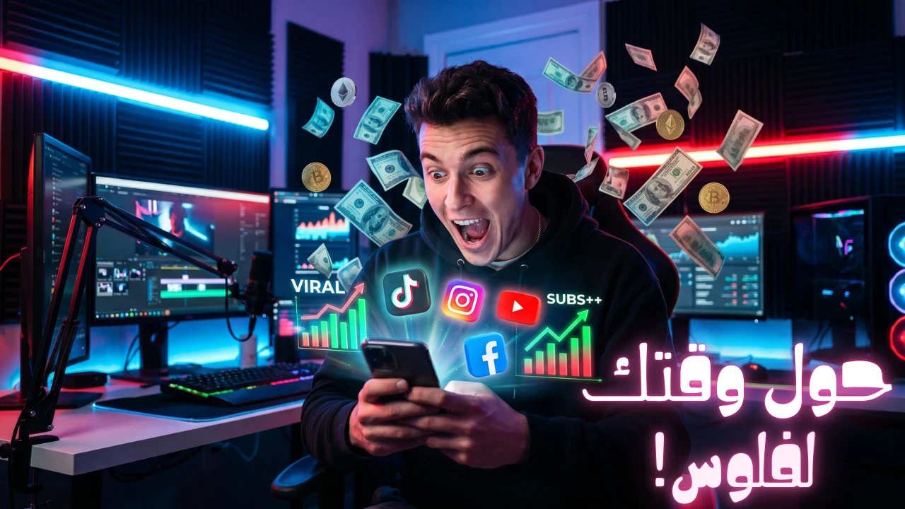 image about 🚀 كيف تحوّل وقتك على السوشيال ميديا إلى مصدر دخل حقيقي؟ (دليل عملي 2026)