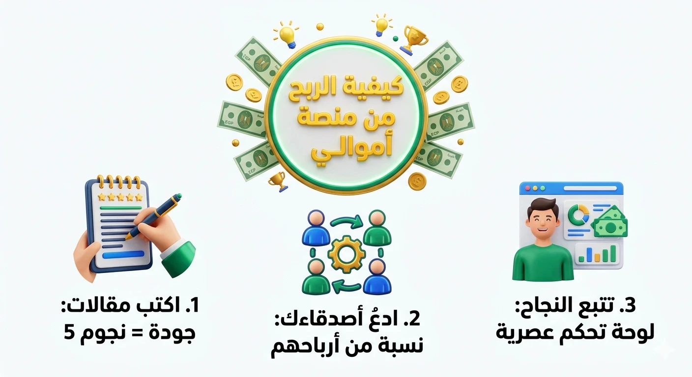 image about  الدليل الشامل للربح من الإنترنت 2026: 5 خطوات عملية لتحقيق دخل شهري مستدام