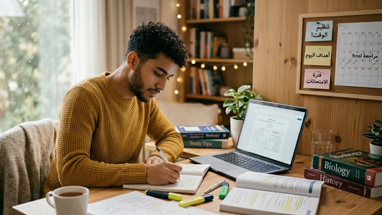 image about أفضل نصائح للمذاكرة والتركيز خلال أيام الامتحانات
