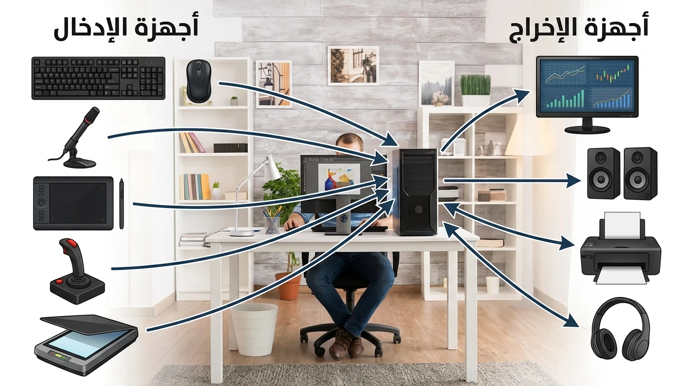 image about مكونات الحاسوب ووظائفها: دليلك لفهم أساسيات الكمبيوتر