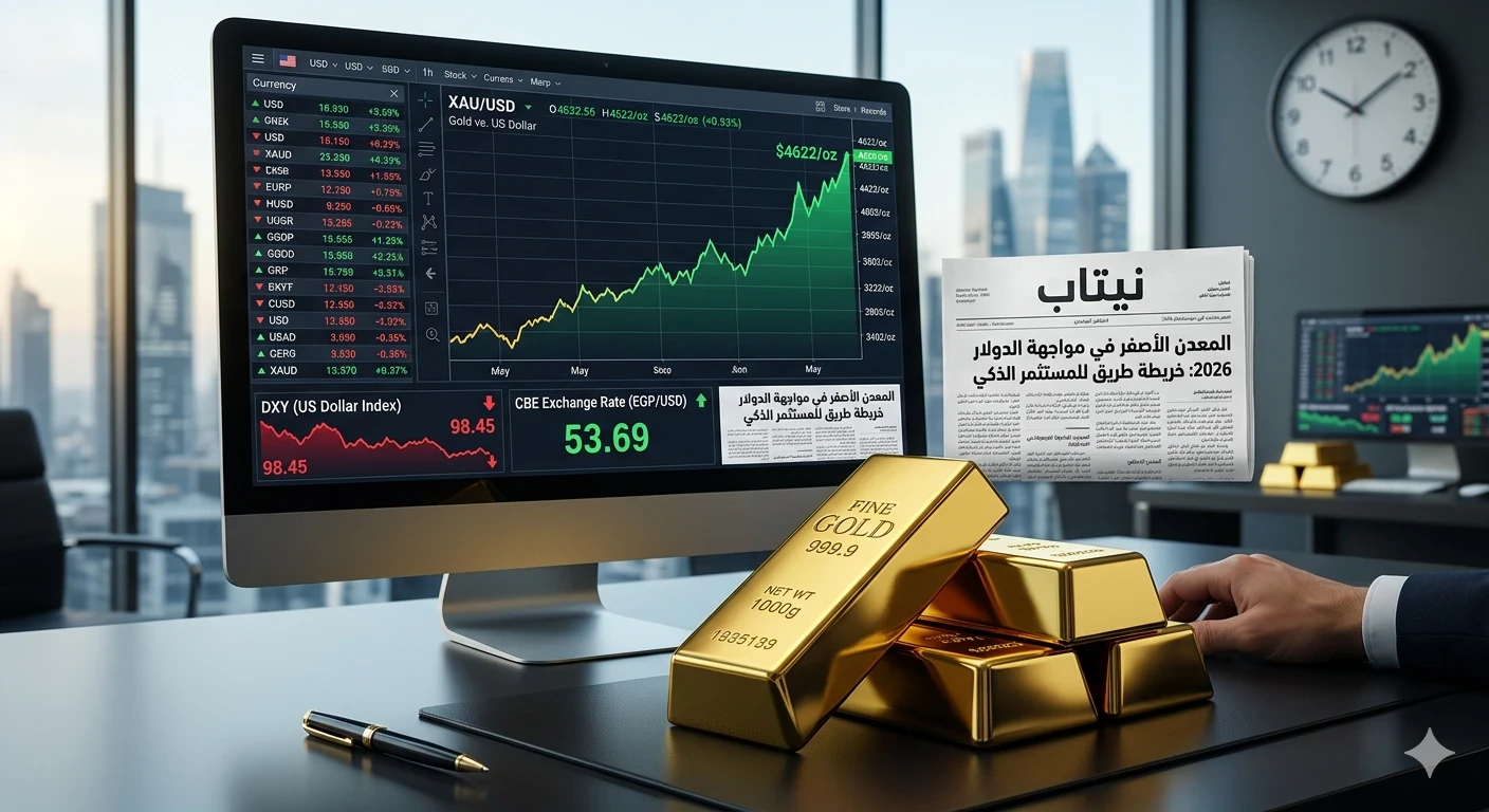 image about المعدن الأصفر في مواجهة الدولار 2026: خريطة طريق للمستثمر الذكي