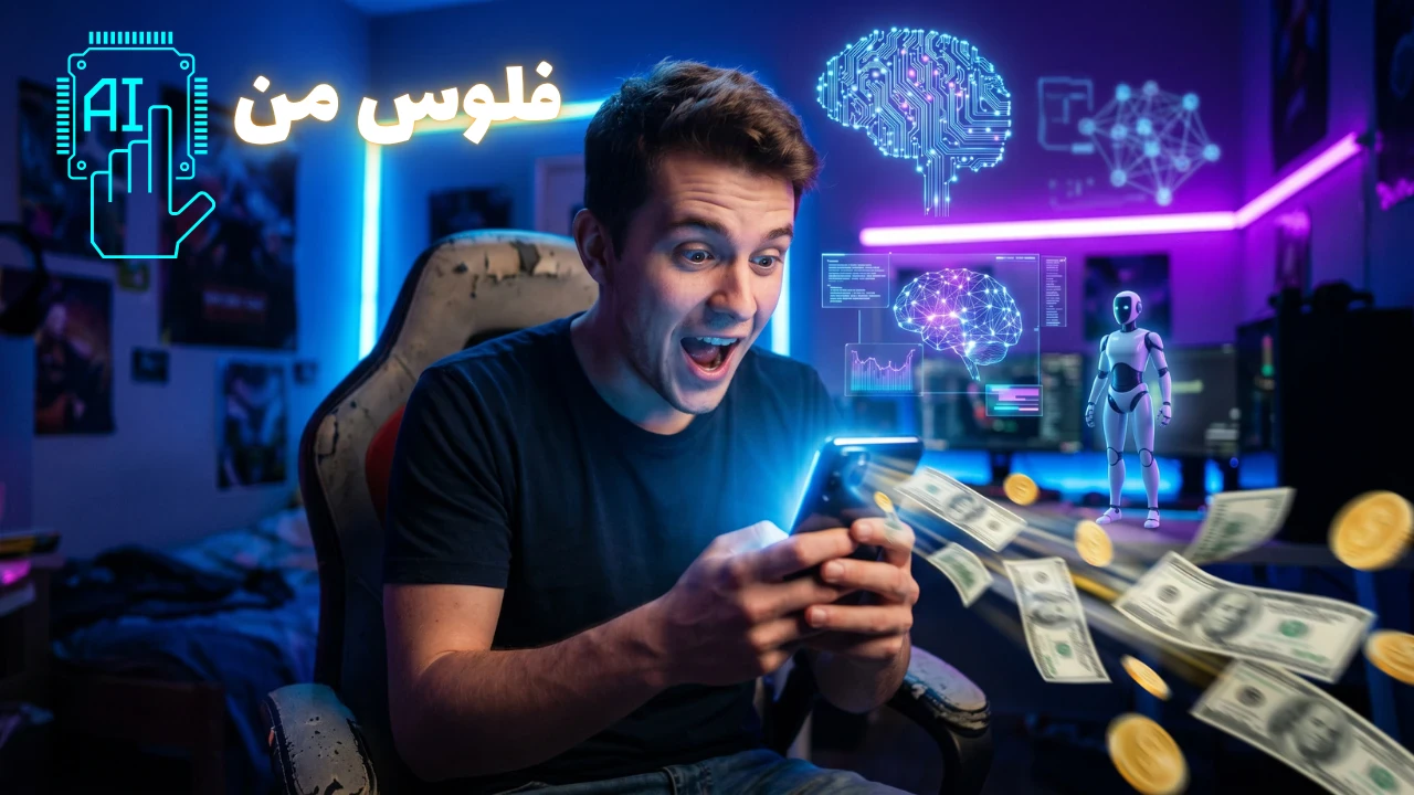 image about 🤖💰 كيف تربح من الذكاء الاصطناعي في 2026؟ الدليل العملي لبناء دخل حقيقي من AI