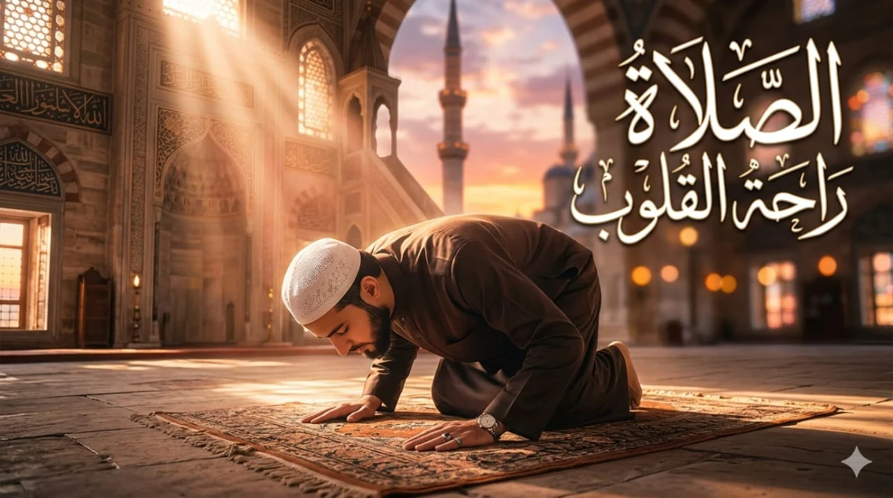 image about الصلاة: صِلَةُ القلب بالله وسِرُّ الطمأنينة