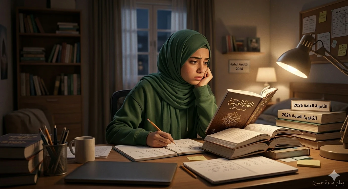 image about “الثانوية العامة مش نهاية العالم… لكن الطريقة اللي بتذاكر بيها ممكن تكون!” (دليل النجاة الحقيقي 2026)