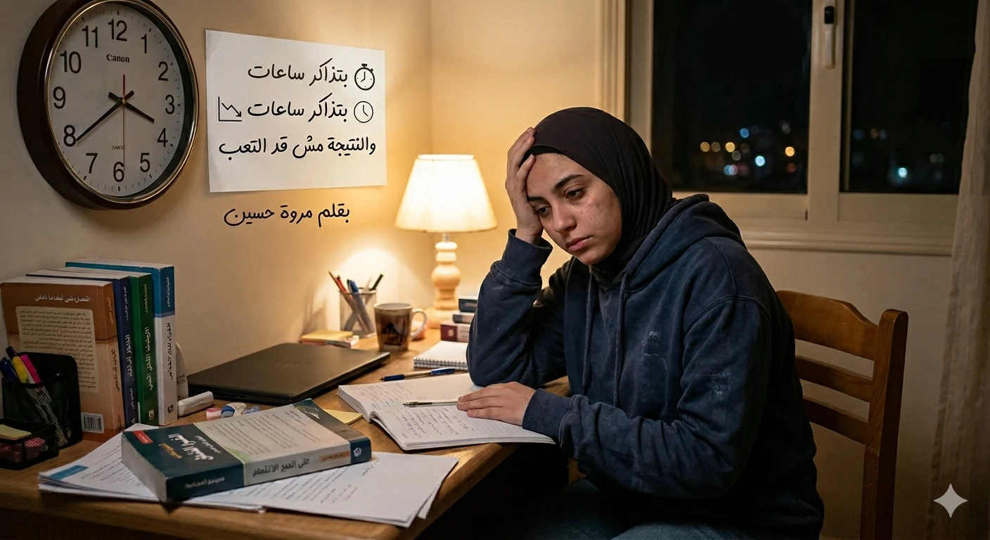 image about “الثانوية العامة مش نهاية العالم… لكن الطريقة اللي بتذاكر بيها ممكن تكون!” (دليل النجاة الحقيقي 2026)