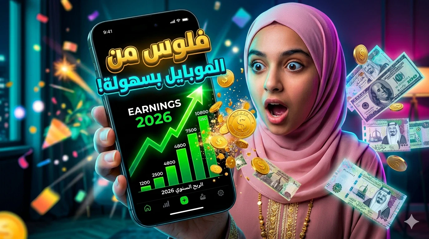 image about أفضل 7 تطبيقات للربح من الموبايل في مصر 2026 (حقيقية ومجربة بدون رأس مال)