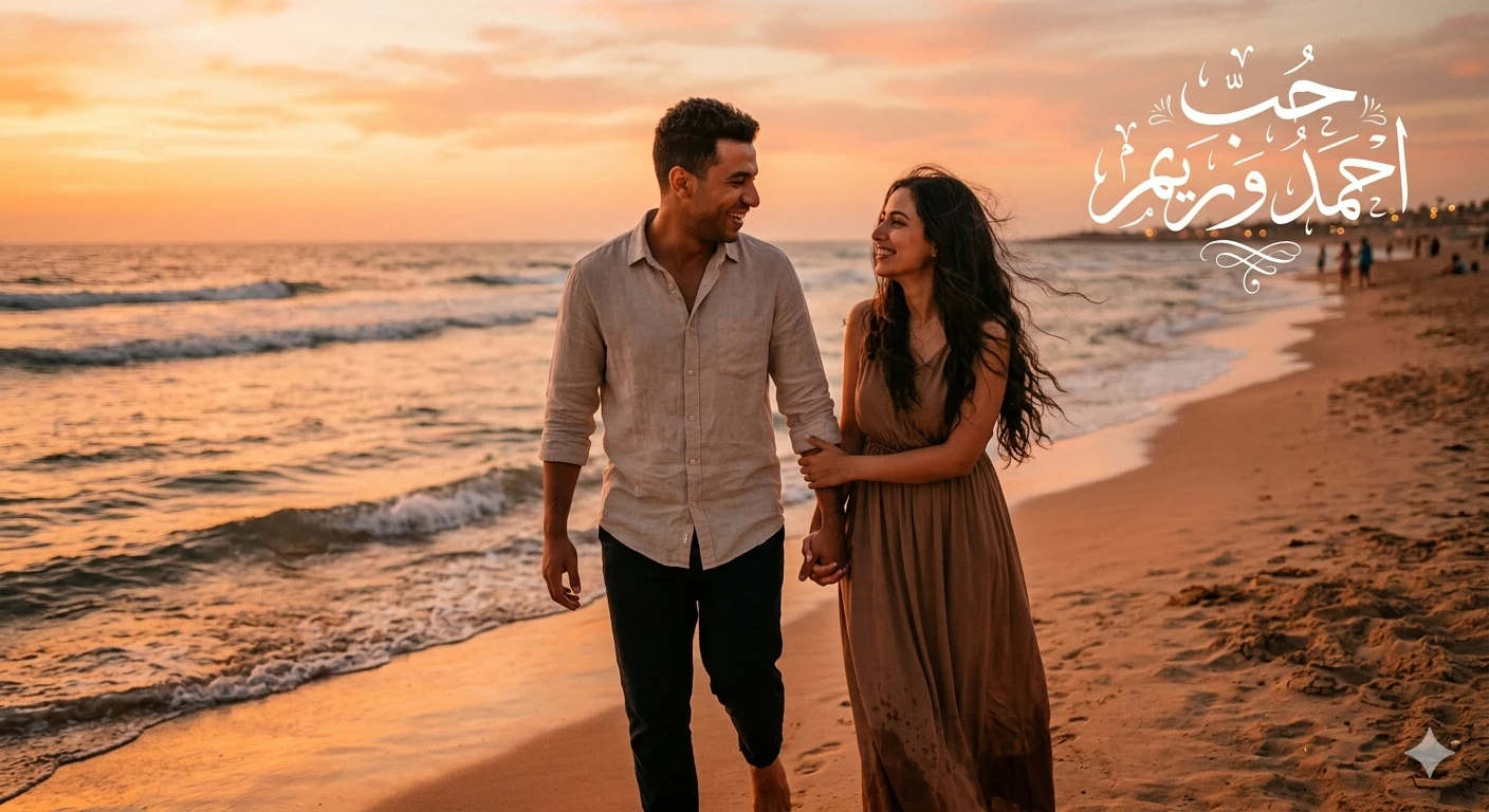 image about حين التقت القلوب… حكاية أحمد وريم