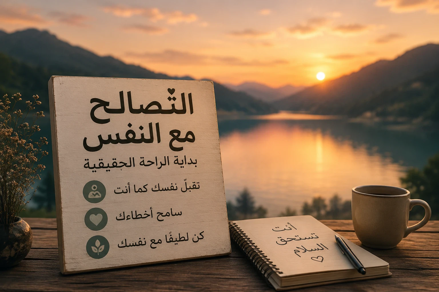 image about التصالح مع النفس: بداية الراحة الحقيقية