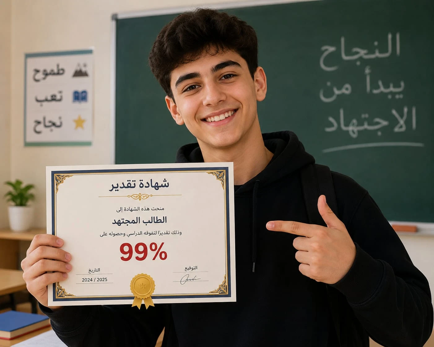 image about *7 أيام تفصلك عن 99% : خطة طالب كان ضايع وجاب مجموع*