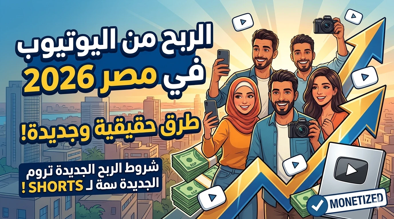 image about مستقبل الأرباح الرقمية: دليلك للربح من الفيس بوك واليوتيوب في مصر (تحديث 2026)