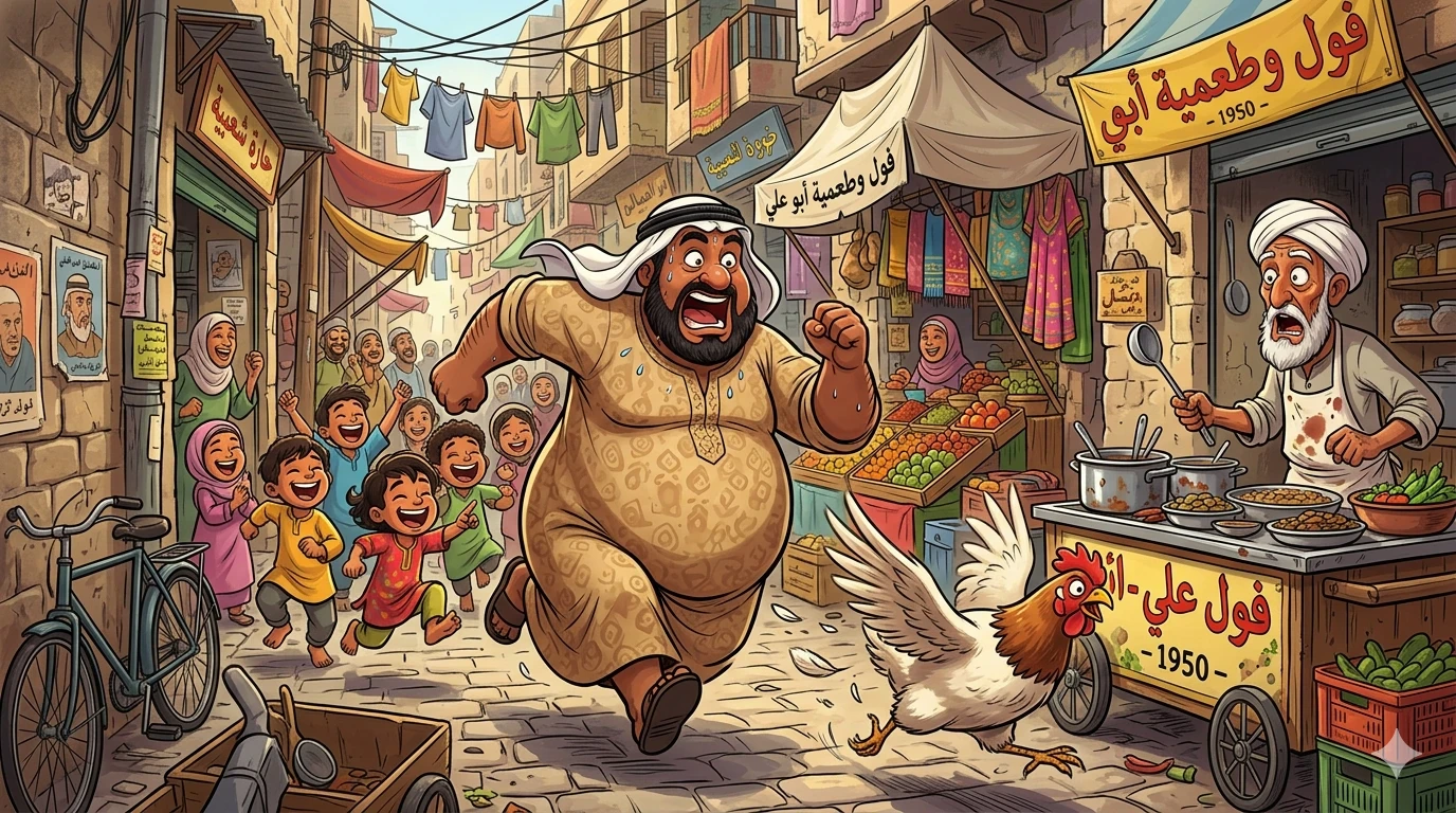 image about عم مسعد والفرخة الهاربة”: الكارثة اللي خلت الحارة تضحك أسبوع كامل