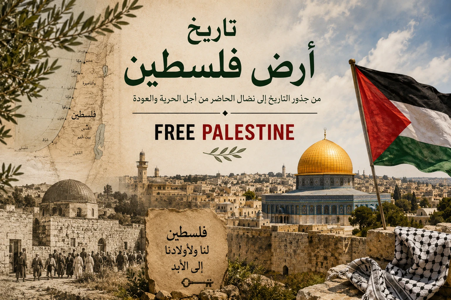 image about الجذور الحقيقية: ما لا تعرفه عن تاريخ فلسطين قبل وعد بلفور(الجذور الحقيقة) 