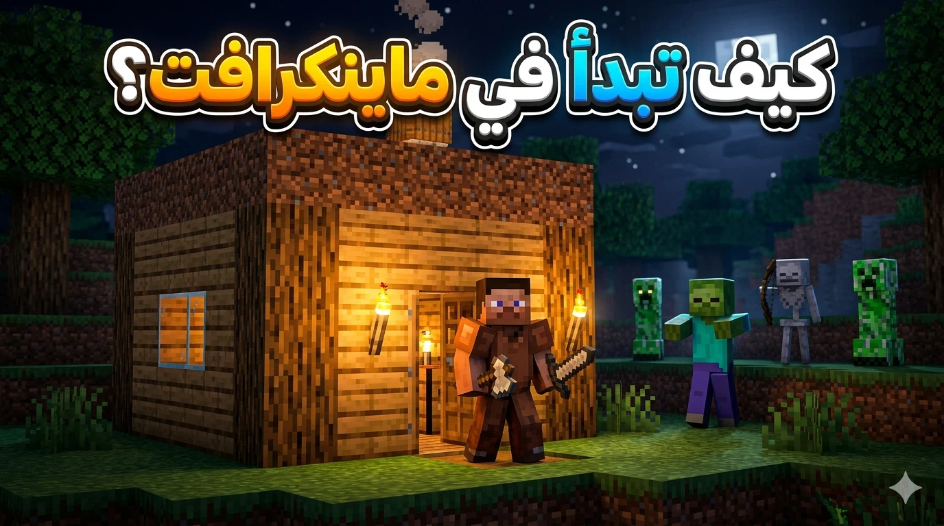 image about دليل المبتدئين في ماينكرافت: كيف تبدأ عالمك بالطريقة الصحيحة؟