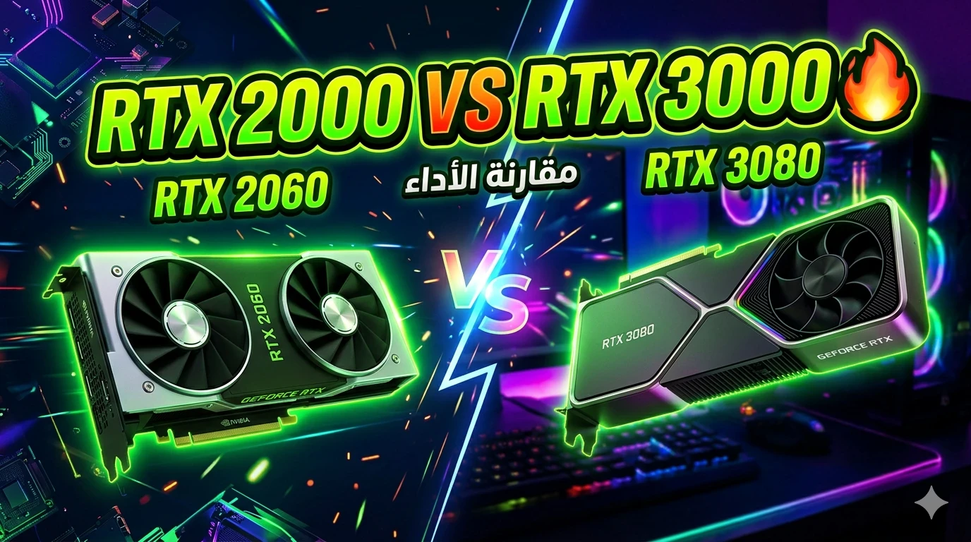 image about مراجعة شاملة لكروت شاشة انفيديا RTX 2000 و RTX 3000 🎮| أيهما الأفضل للألعاب والجرافيك؟