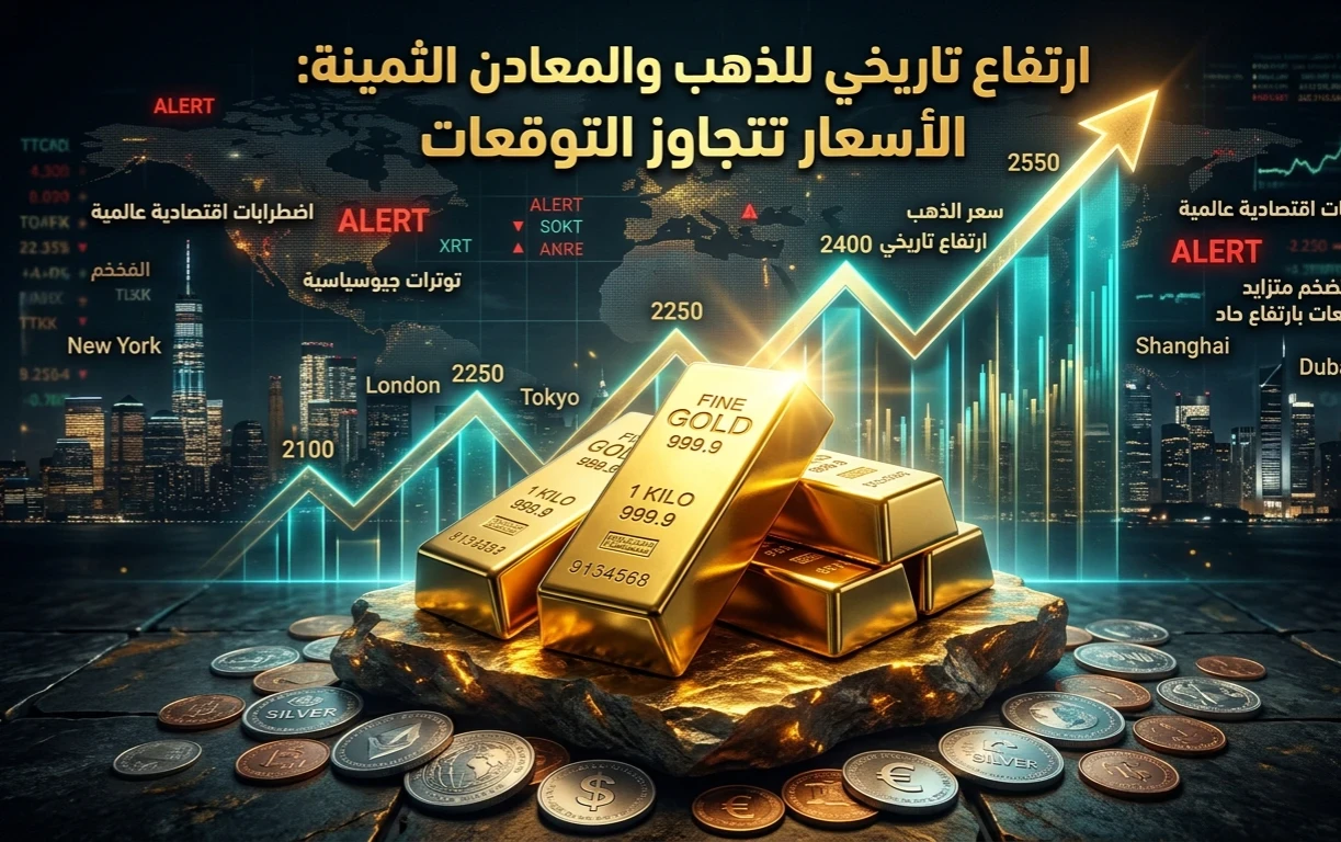 image about الذهب يقترب من قفزة تاريخية.. هل تبدأ موجة الارتفاع الكبرى للمعادن الثمينة؟