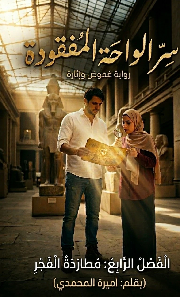 image about سر الواحه المفقوده الفصل الرابع مطاردة الفجر.. حين تنطق الرمال