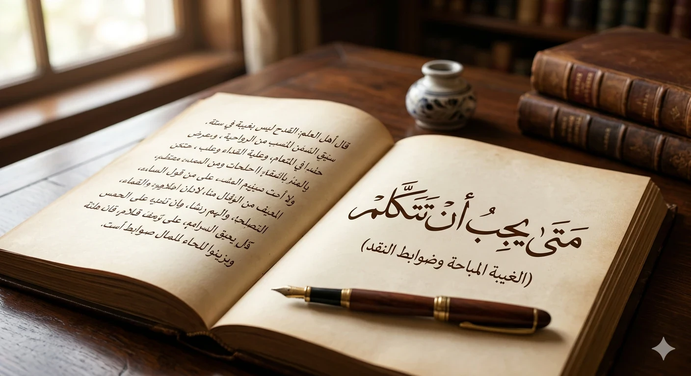 image about متى يجب أن تتكلم؟