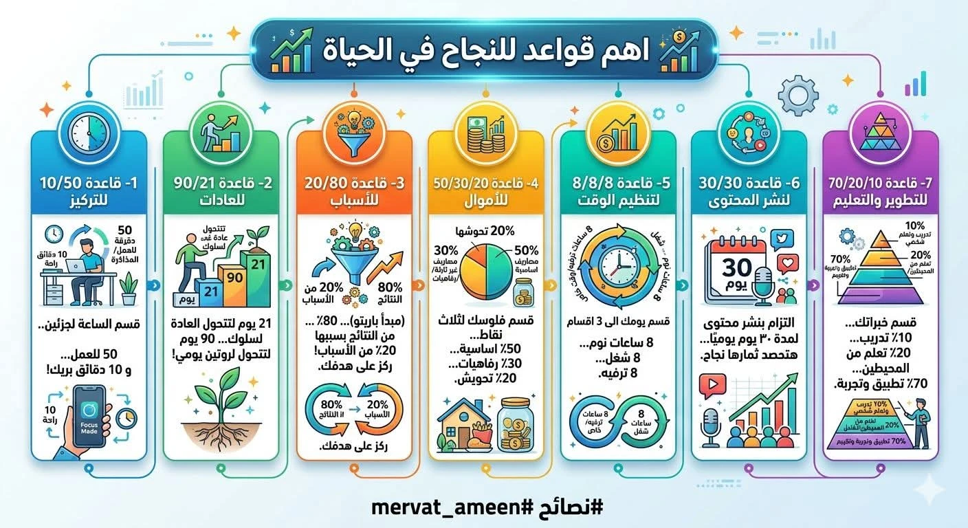 image about ❤️أهم قواعد النجاح فى الحياه❤️