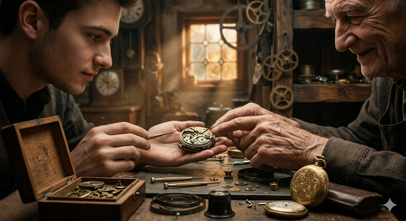 image about ​صانع الساعات والوقت الضائع